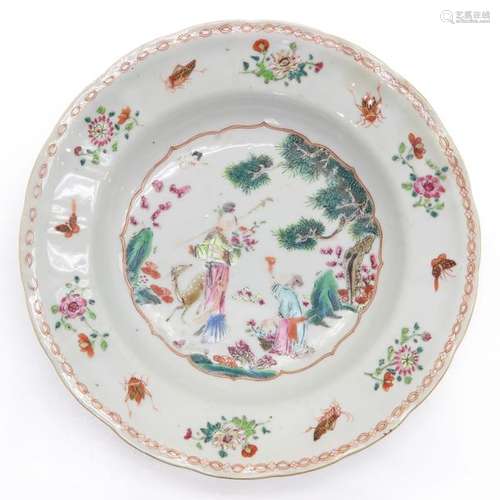 A Polychrome Decor Plate