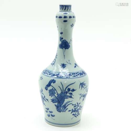 A Blue and White Vase