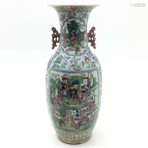 A Polychrome Decor Vase