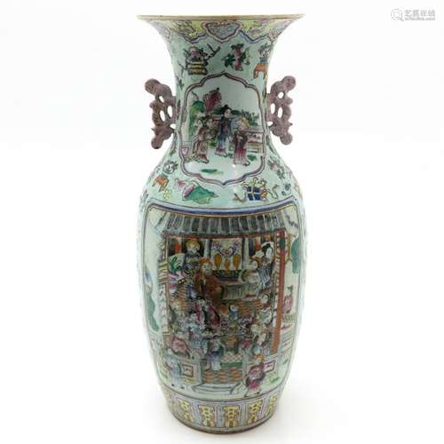 A Polychrome Vase