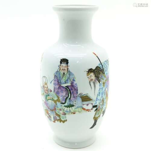 A Polychrome Decor Vase