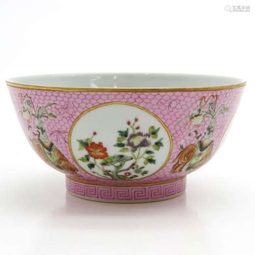 A Pink Decor Bowl