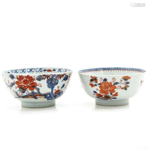 A Pair of Imari Bowls