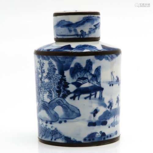 A Blue and White Jar