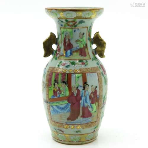 A Celadon Cantonese Vase