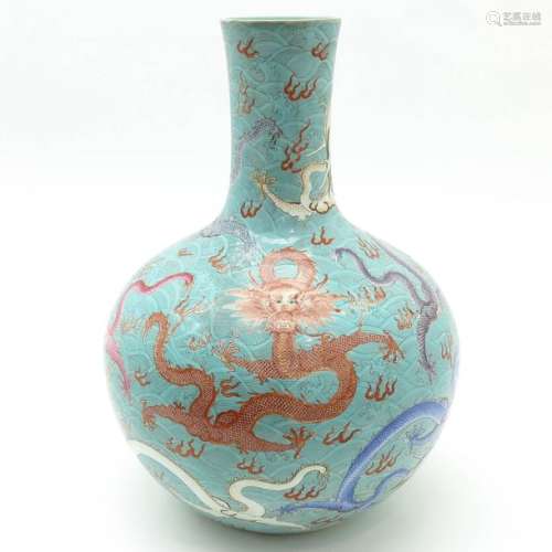 A Polychrome Decor Vase