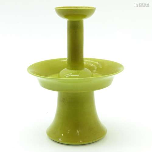 A Monochrome Yellow Candlestick