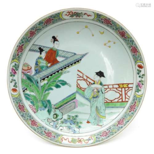 A Famille Verte Decor Charger
