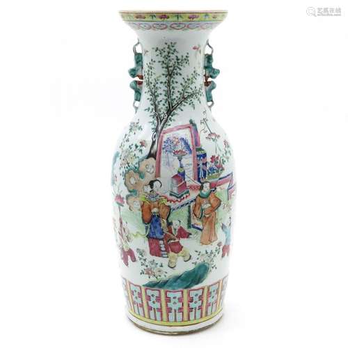 A Polychrome Decor Vase