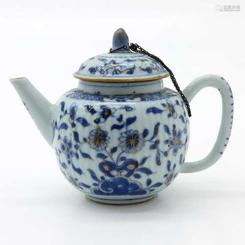 A Blue and White Teapot