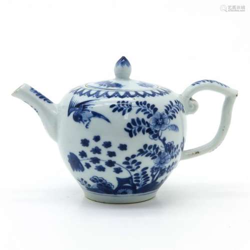 A Blue and White Teapot