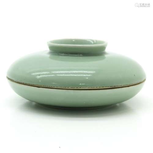A Celadon Covered Dish