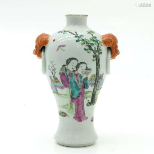 A Polychrome Decor Vase