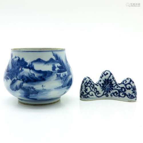 A Lot of Blue and White Porcelain