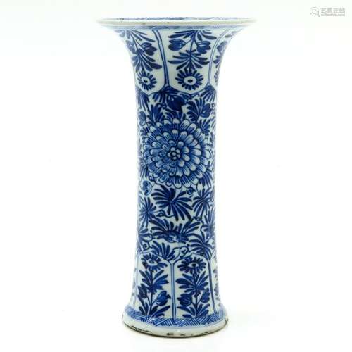 A Blue and White Vase