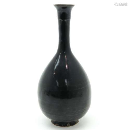 A Black Glaze Vase