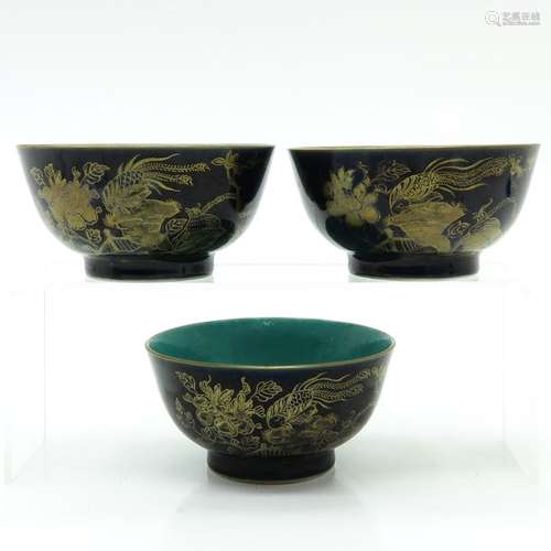 A Series of 3 Bowls