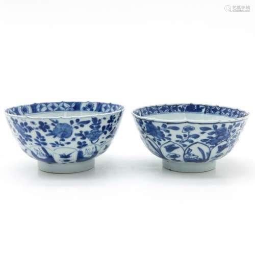 A Lot of Blue and White Bowls