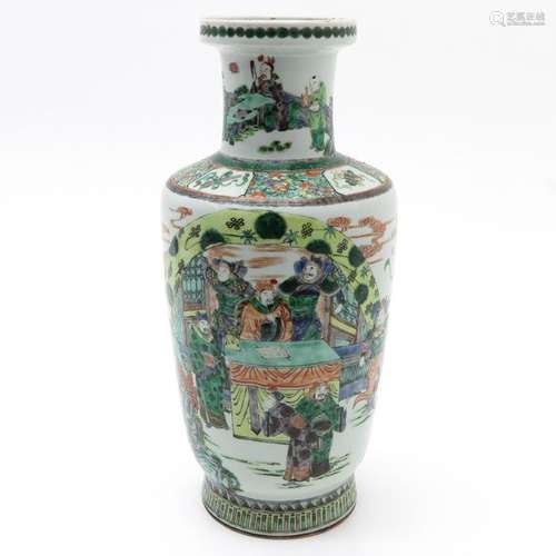 A Famille Verte Vase