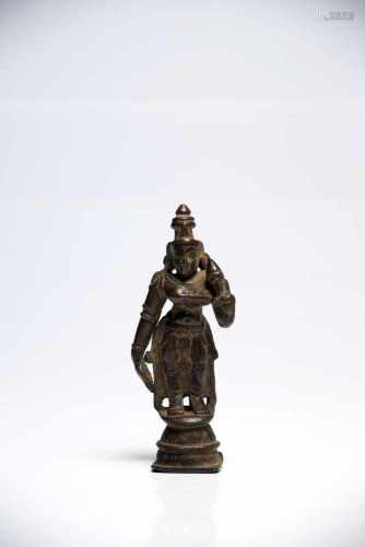 ParvatiBronzeIndia18th ctH: 10 cmParvati is usually seen as the main support and wife of Shiva.