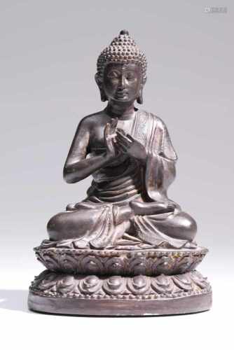 BuddhawoodChina, 20th century or earlier,H: 15 cm