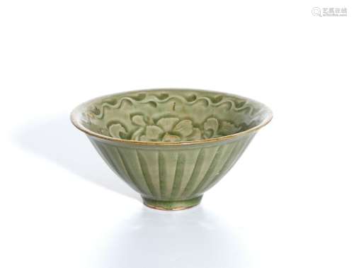 Chinese 'Yaozhou' Celadon Glazed Bowl