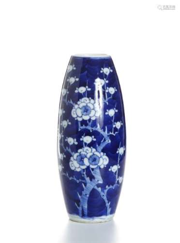 Chinese Blue and White 'Prunus' Vase