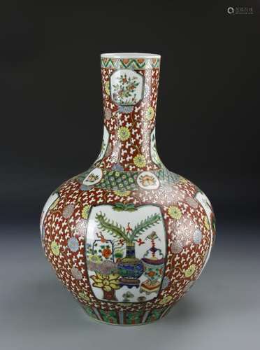 Chinese Famille Rose Vase