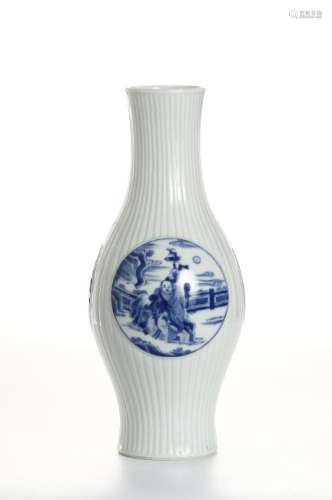 Chinese Blue and White Baluster Vase