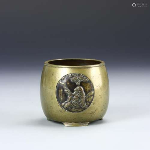 Chinese Brass Censer