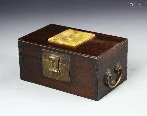 Chinese Hardwood Scholar Box