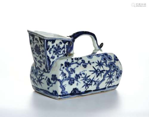 Chinese Blue and White Chamber Pot