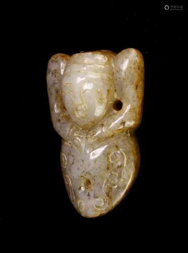 Chinese Jade Lady Figure