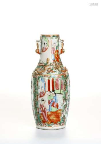 Chinese Canton Enameled Vase