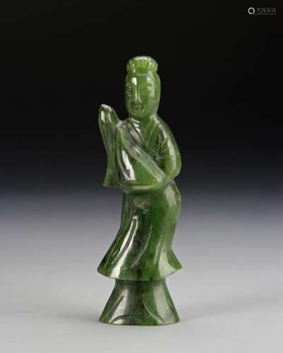 Chinese Spinach Jade Guanyin