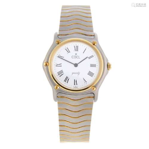 EBEL - a mid-size Classic Wave bracelet watch.