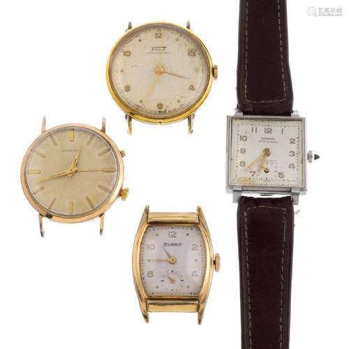 A group of four assorted mechanical watches, to include