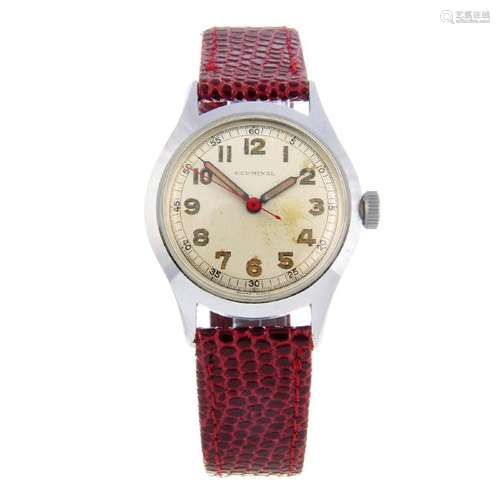 GERMINAL - a mid-size wrist watch. Nickel plated case