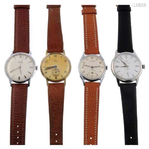 A group of four assorted mechanical watches, to include