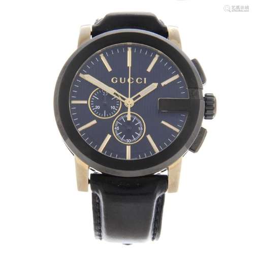 GUCCI - a gentleman's G-Chrono chronograph wrist watch.