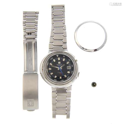 TISSOT - a gentleman's T12 bracelet watch. Stainless