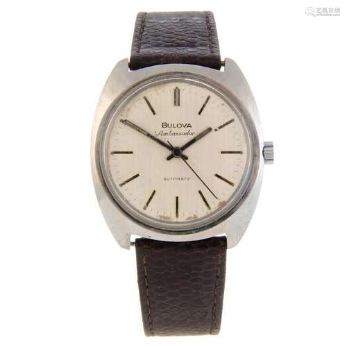 BULOVA - a gentleman's Ambassador wrist watch.