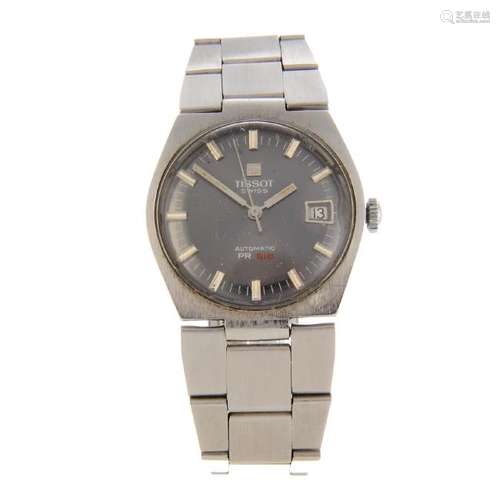 TISSOT - a gentleman's bracelet watch. Stainless steel