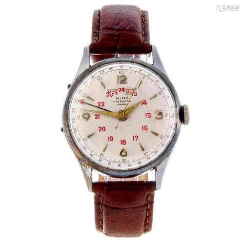 RIMA - a gentleman's Calendar triple date wrist watch.