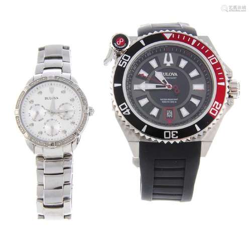 A bag of assorted Bulova watches.  All recommended for