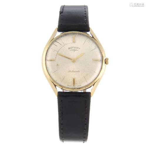 ROTARY - a gentleman's wrist watch. 14ct yellow gold