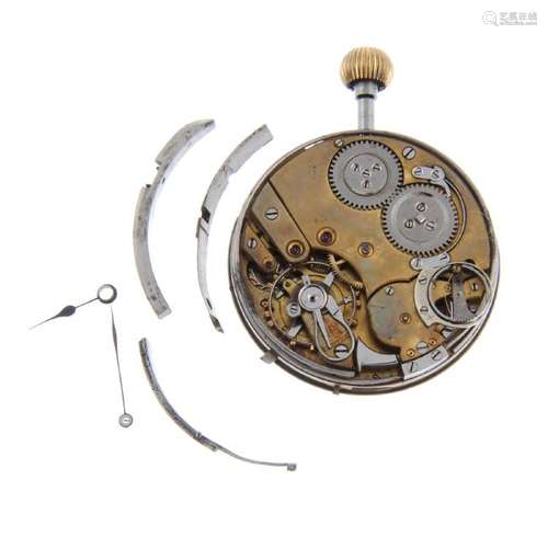 A pair of pocket watch movements with repeating