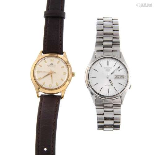 A group of six assorted wrist watches, to include