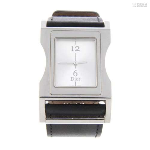 DIOR - a lady's Chris 47 wrist watch. Stainless steel