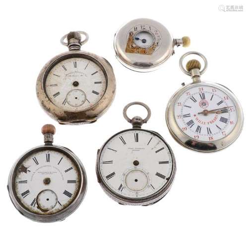 A group of ten assorted pocket watches, to include